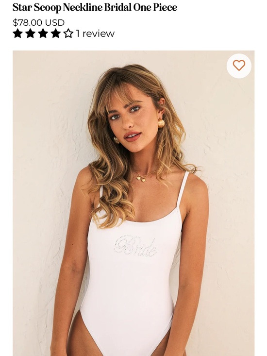 Dippin' Daisy's Other - Dippin' Daisy's White Bridal One-Piece Swimsuit